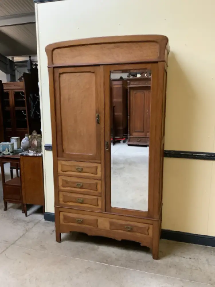 Antik- Jugendstil Wäscheschrank, Kleiderschrank - Art Nouveau-   Lieferung mögl. 2