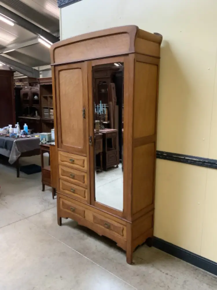 Antik- Jugendstil Wäscheschrank, Kleiderschrank - Art Nouveau-   Lieferung mögl. 3