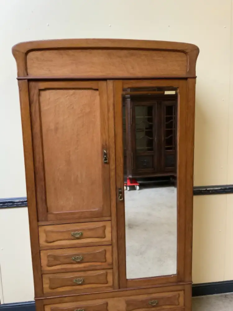 Antik- Jugendstil Wäscheschrank, Kleiderschrank - Art Nouveau-   Lieferung mögl. 9