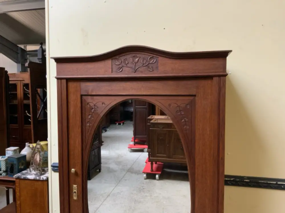 Antiker Jugendstil Wäscheschrank, Kleiderschrank -   Lieferung möglich! 10