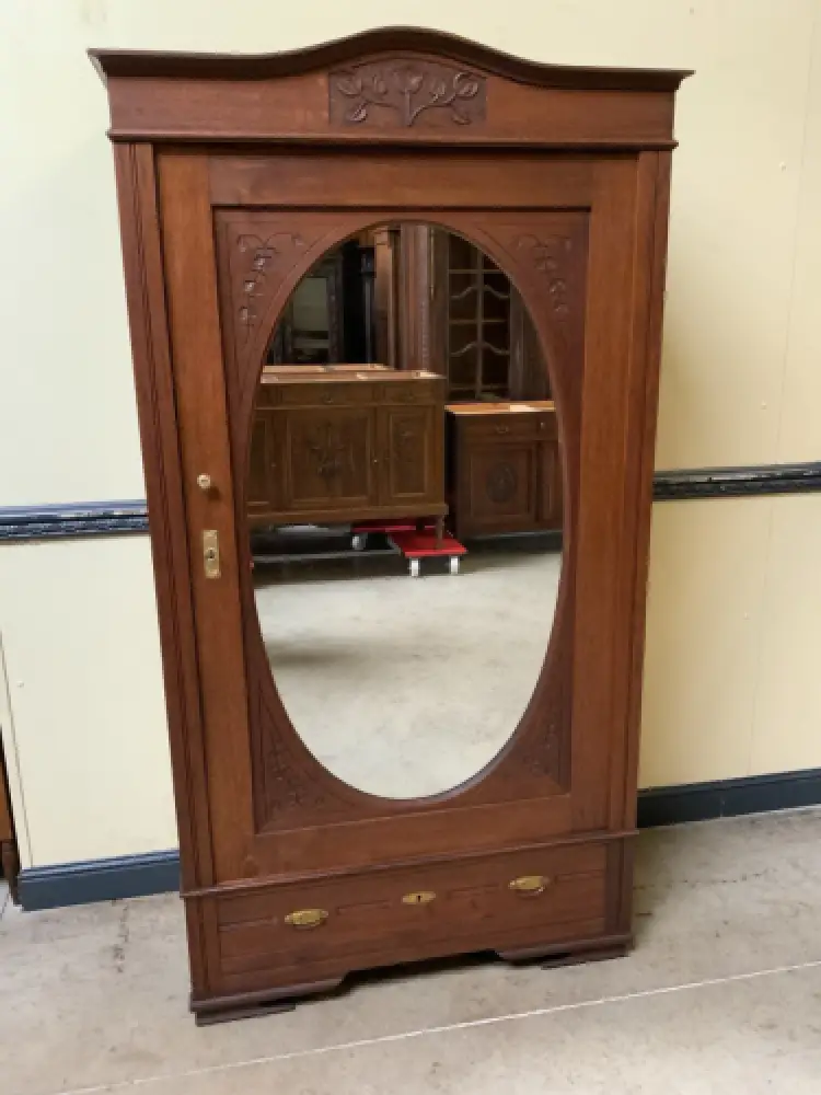 Antiker Jugendstil Wäscheschrank, Kleiderschrank -   Lieferung möglich! 5