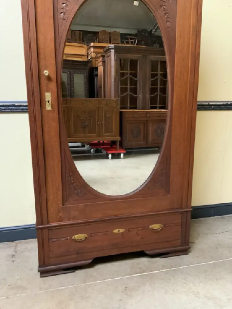 Antiker Jugendstil Wäscheschrank, Kleiderschrank -   Lieferung möglich! 7