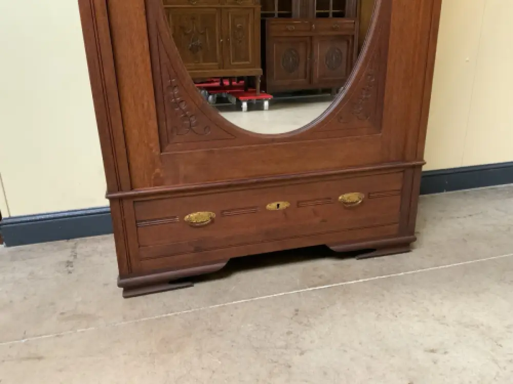 Antiker Jugendstil Wäscheschrank, Kleiderschrank -   Lieferung möglich! 8