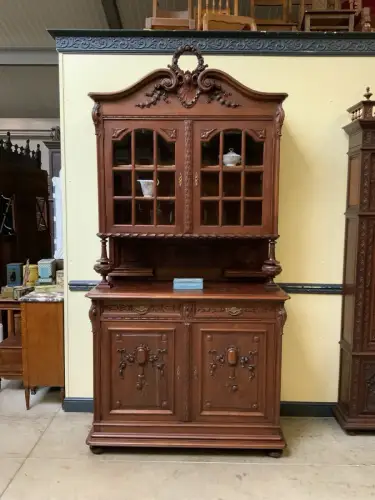 Antik - Imposantes Buffet, Kredenz, Vitrine, - Jugendstil - Lieferung möglich!