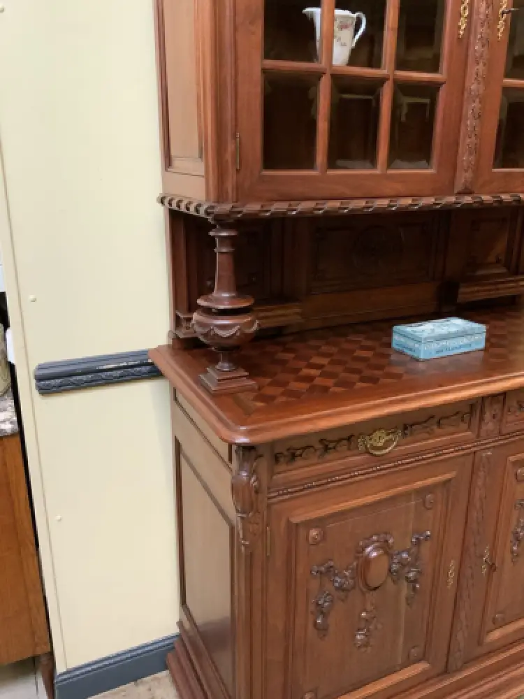 Antik - Imposantes Buffet, Kredenz, Vitrine, - Jugendstil - Lieferung möglich! 13