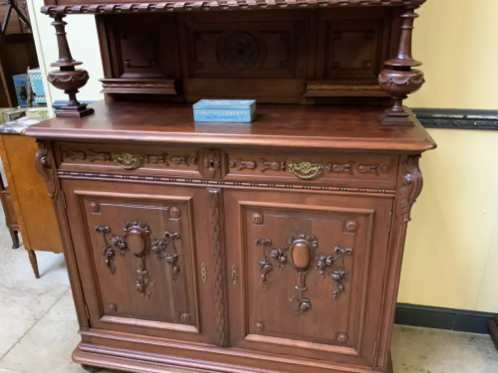 Antik - Imposantes Buffet, Kredenz, Vitrine, - Jugendstil - Lieferung möglich! 20