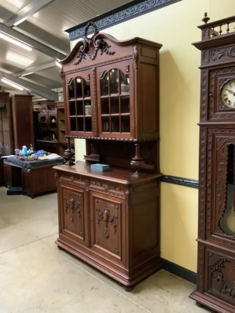 Antik - Imposantes Buffet, Kredenz, Vitrine, - Jugendstil - Lieferung möglich! 4