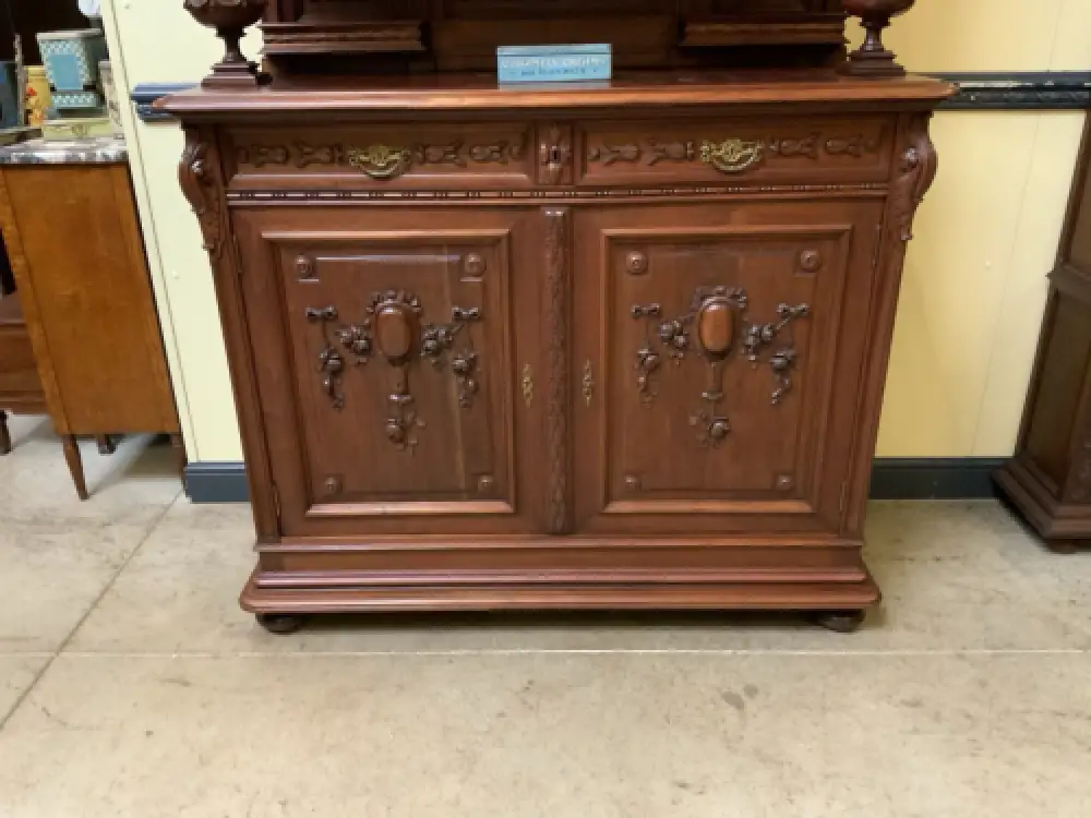 Antik - Imposantes Buffet, Kredenz, Vitrine, - Jugendstil - Lieferung möglich! 9