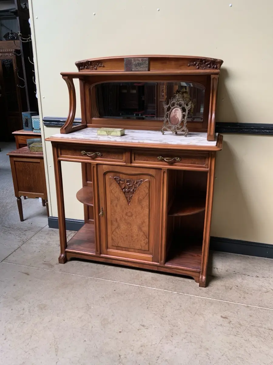 Antik - Buffet, Vertiko, Anrichte, Jugendstil, Art Nouveau - Lieferung möglich!