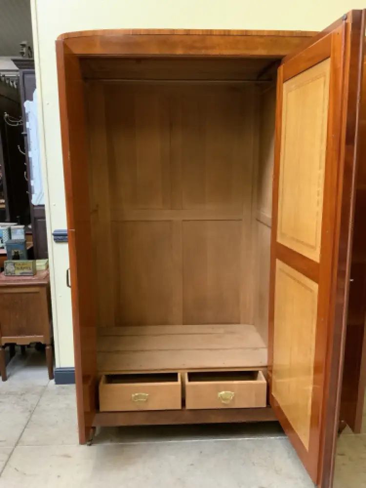 Antik - Kleiderschrank, Wäscheschrank, Intarsien -Art Deco -  Lieferung möglich! 18