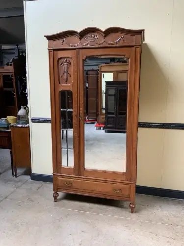 Antik - Kleiderschrank, Wäscheschrank - Jugendstil - Lieferung möglich!