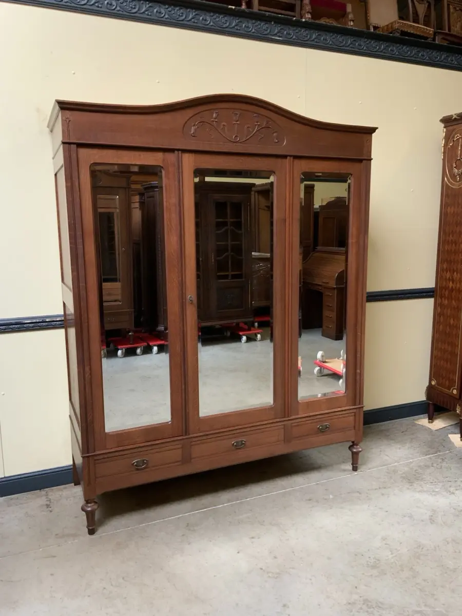 Antik - Kleiderschrank, Garderobenschrank - Jugendstil - Lieferung möglich! 1