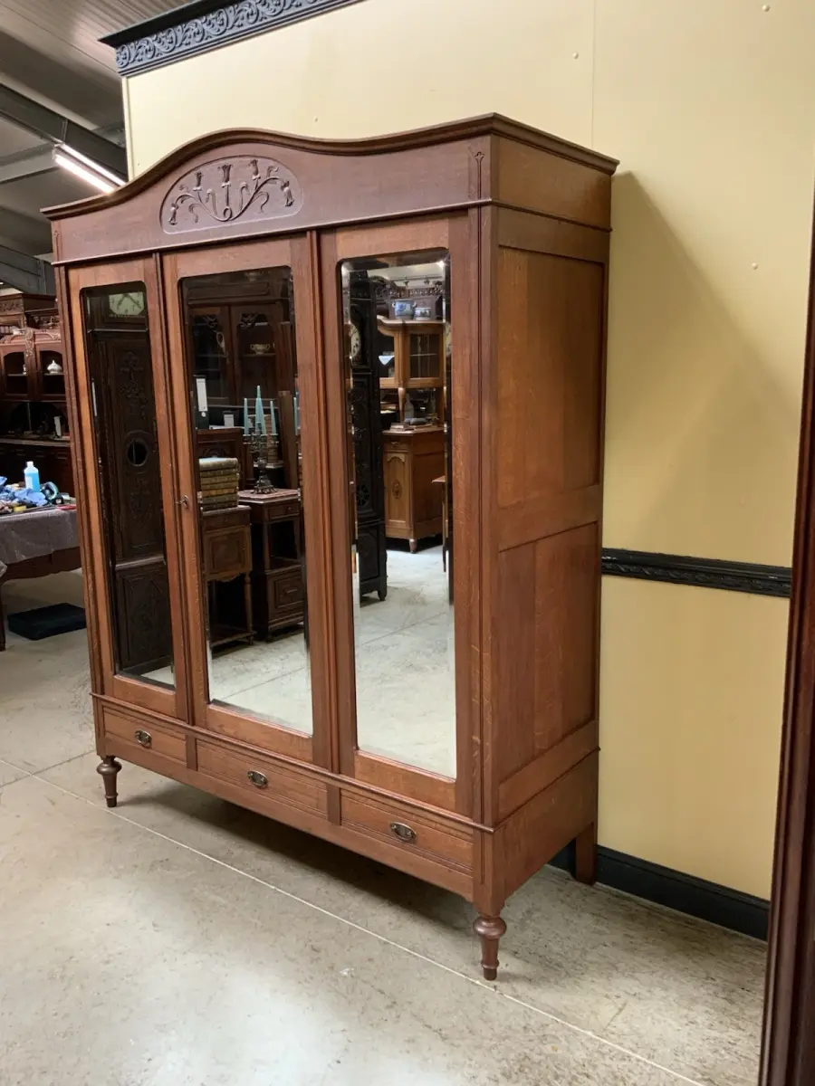 Antik - Kleiderschrank, Garderobenschrank - Jugendstil - Lieferung möglich! 2