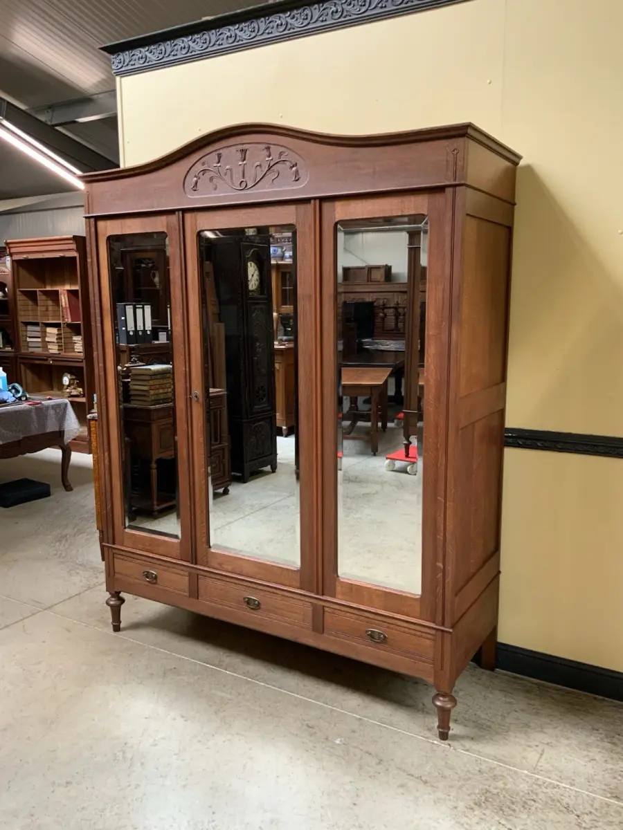 Antik - Kleiderschrank, Garderobenschrank - Jugendstil - Lieferung möglich! 3