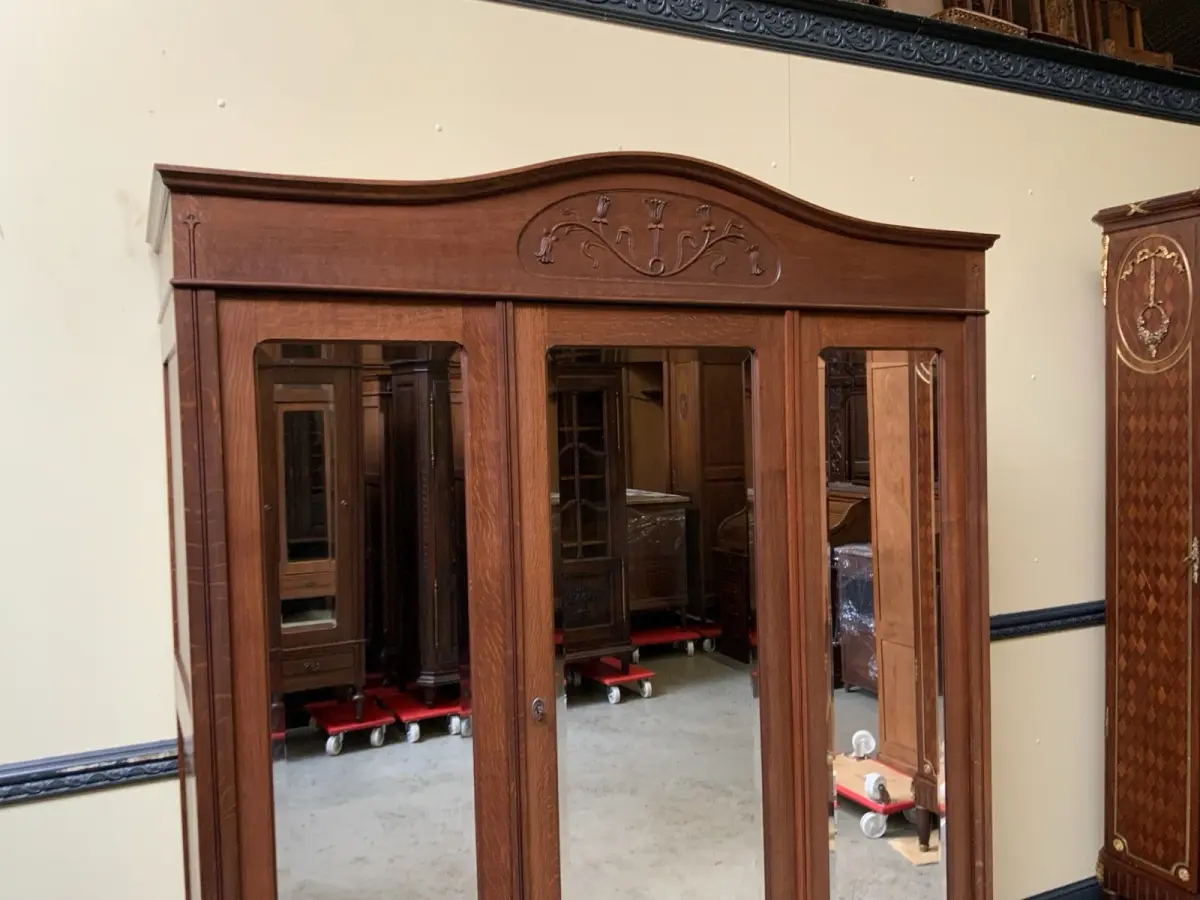Antik - Kleiderschrank, Garderobenschrank - Jugendstil - Lieferung möglich! 5