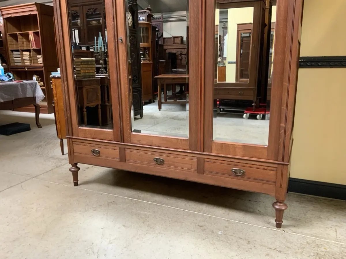 Antik - Kleiderschrank, Garderobenschrank - Jugendstil - Lieferung möglich! 7