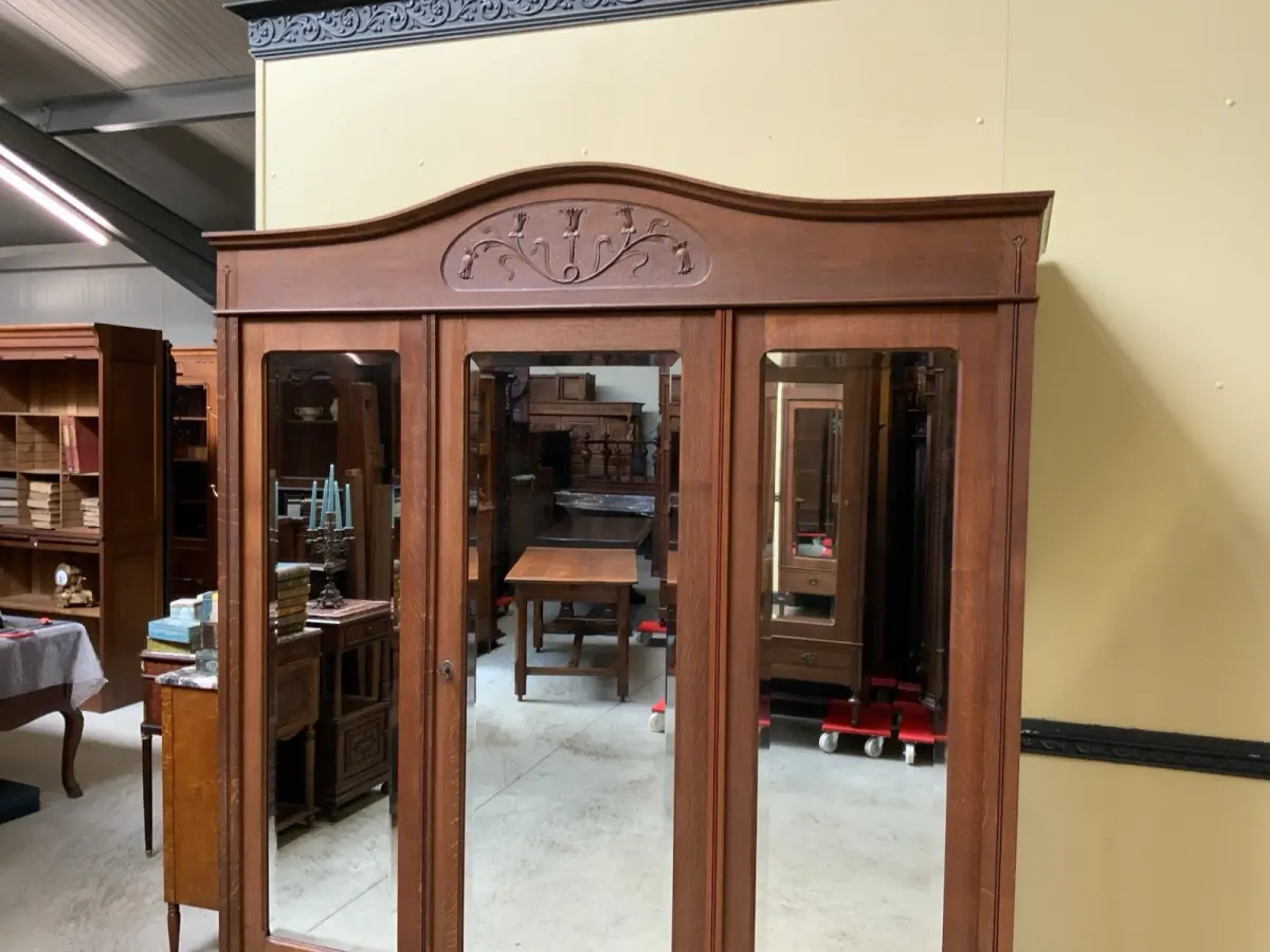Antik - Kleiderschrank, Garderobenschrank - Jugendstil - Lieferung möglich! 8