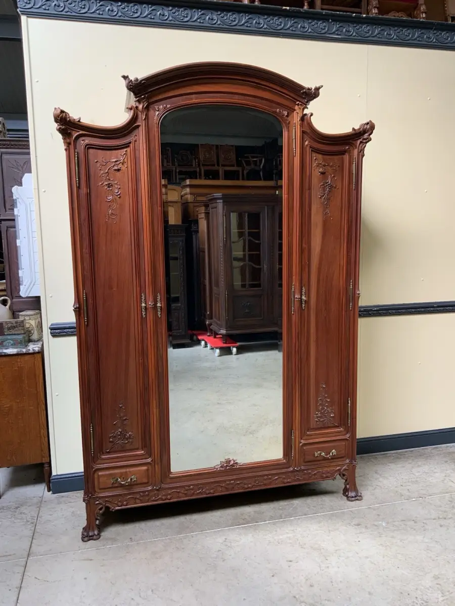 Antik - Kleiderschrank - Jugendstil, Art Nouveau, Ecole Nancy - Lieferung mögl.! 1
