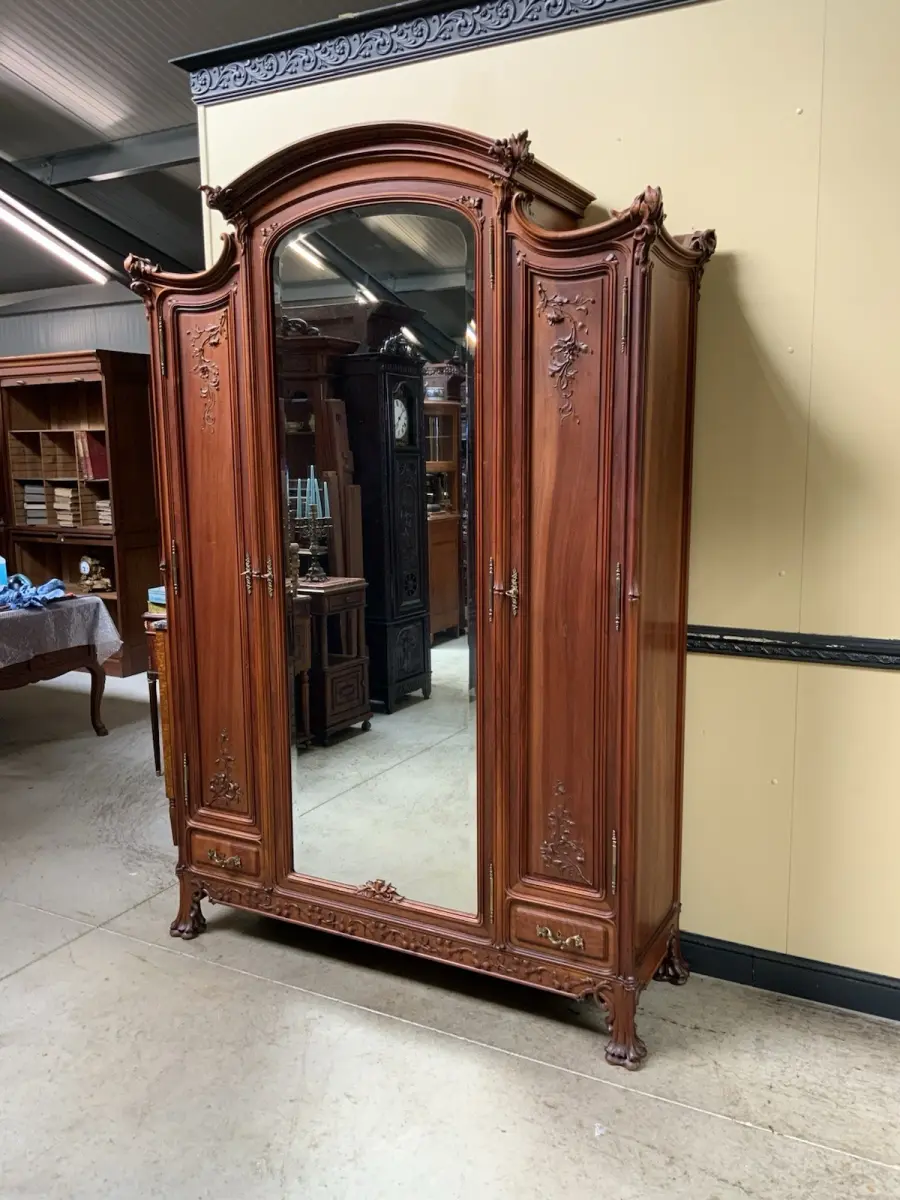 Antik - Kleiderschrank - Jugendstil, Art Nouveau, Ecole Nancy - Lieferung mögl.! 2