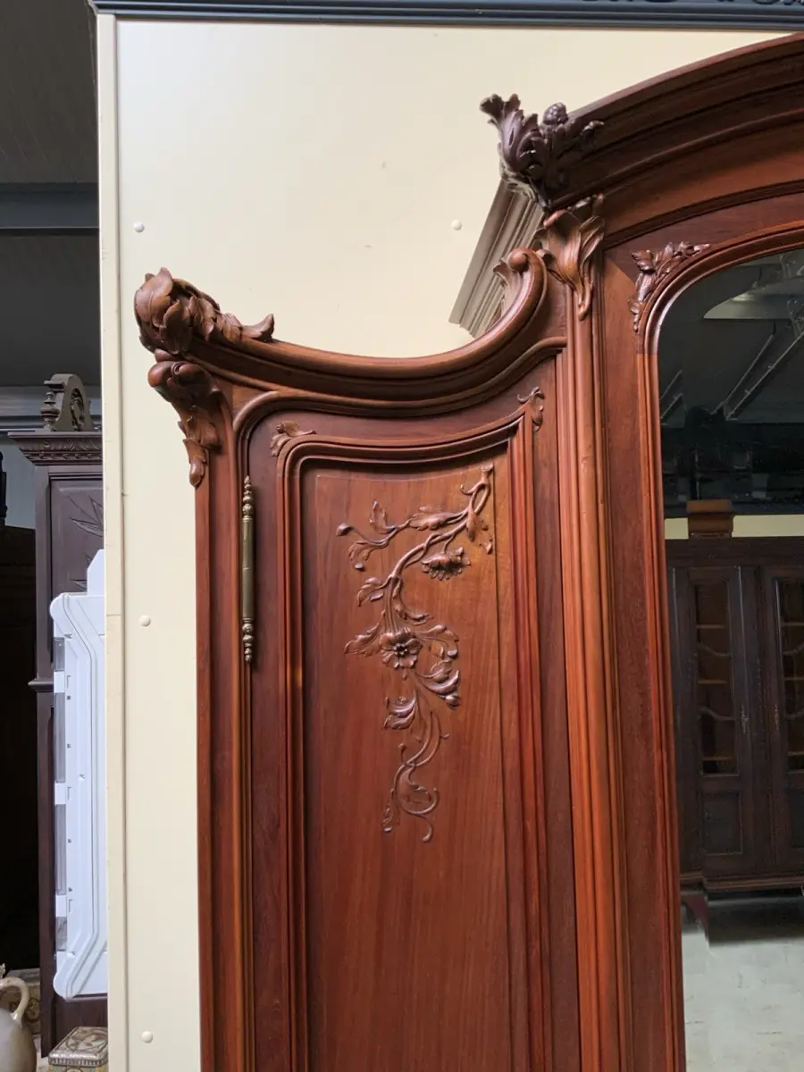 Antik - Kleiderschrank - Jugendstil, Art Nouveau, Ecole Nancy - Lieferung mögl.! 20