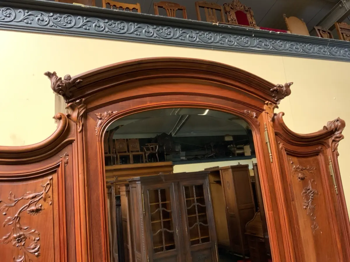 Antik - Kleiderschrank - Jugendstil, Art Nouveau, Ecole Nancy - Lieferung mögl.! 21