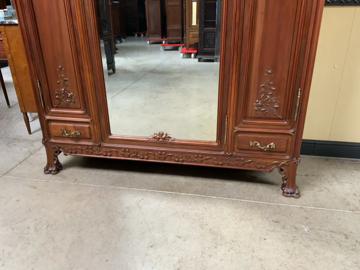 Antik - Kleiderschrank - Jugendstil, Art Nouveau, Ecole Nancy - Lieferung mögl.! 8