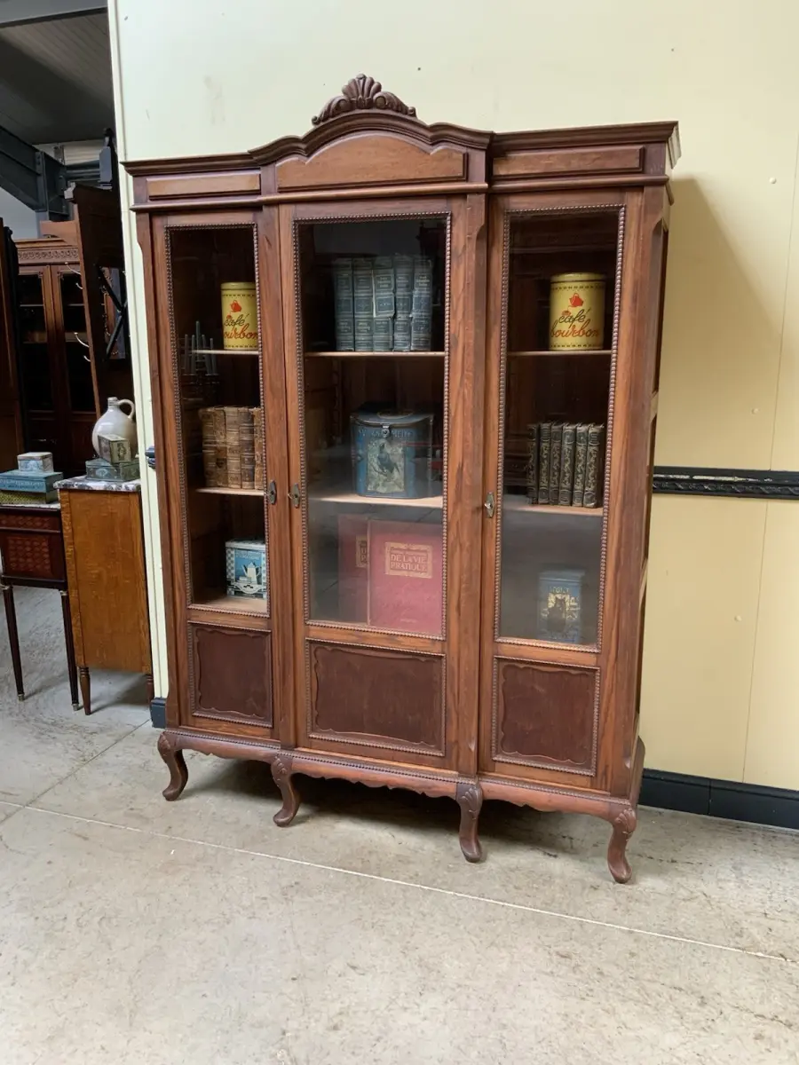 Antik - Bücherschrank, Vitrine - Jugendstil - Lieferung möglich!