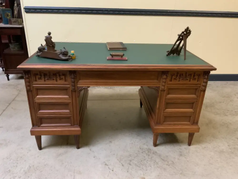 Antik - Schreibtisch, Jugendstil - Sensationell - Lieferung möglich! 15