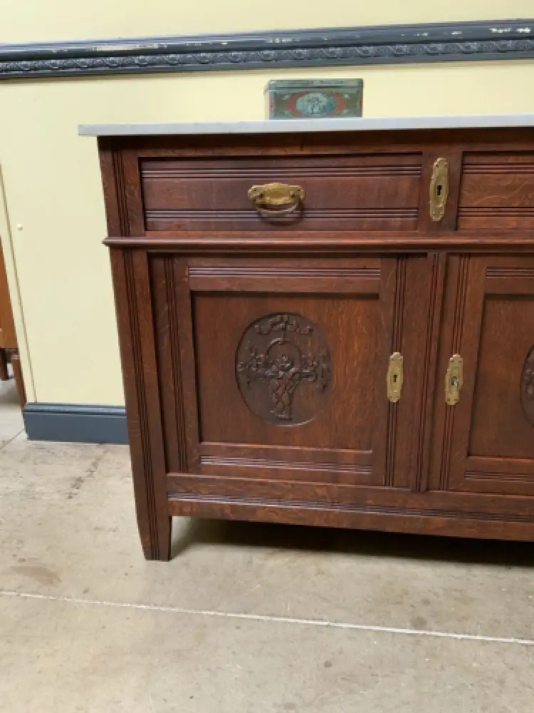 Antike Jugendstil Anrichte, Kommode - Lieferung möglich! 9