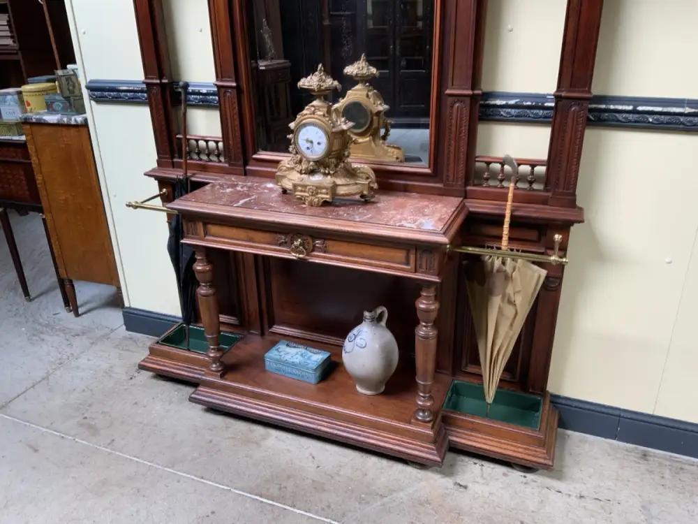 Antik - Garderobe, Kleiderständer, Nußbaum - Jugendstil - Lieferung möglich! 11