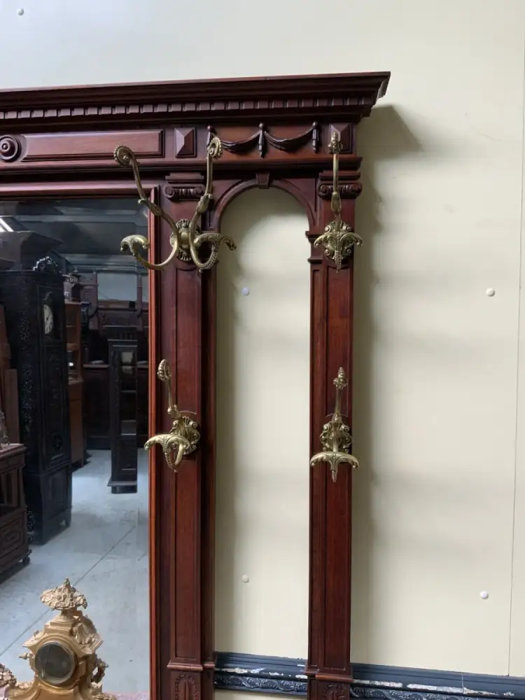 Antik - Garderobe, Kleiderständer, Nußbaum - Jugendstil - Lieferung möglich! 13