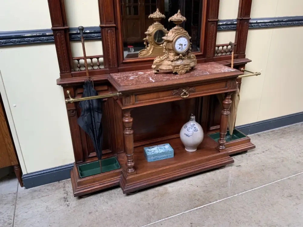 Antik - Garderobe, Kleiderständer, Nußbaum - Jugendstil - Lieferung möglich! 5