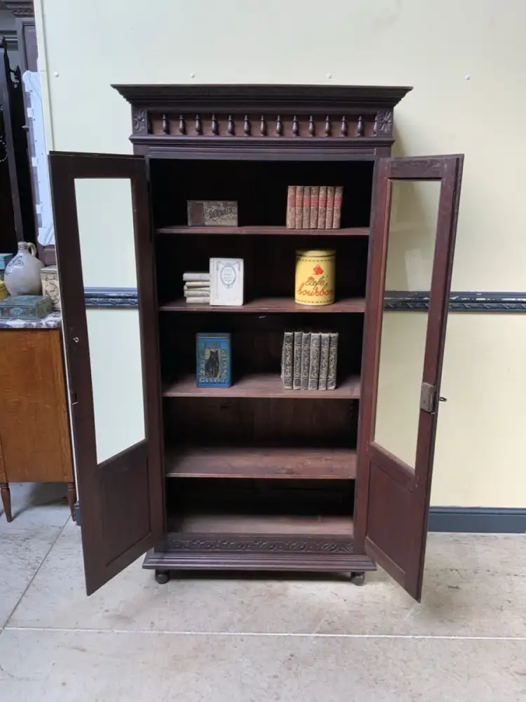 Antike Bretonische Vitrine, Bücherschrank , Traumhaft  -  Lieferung möglich!    14