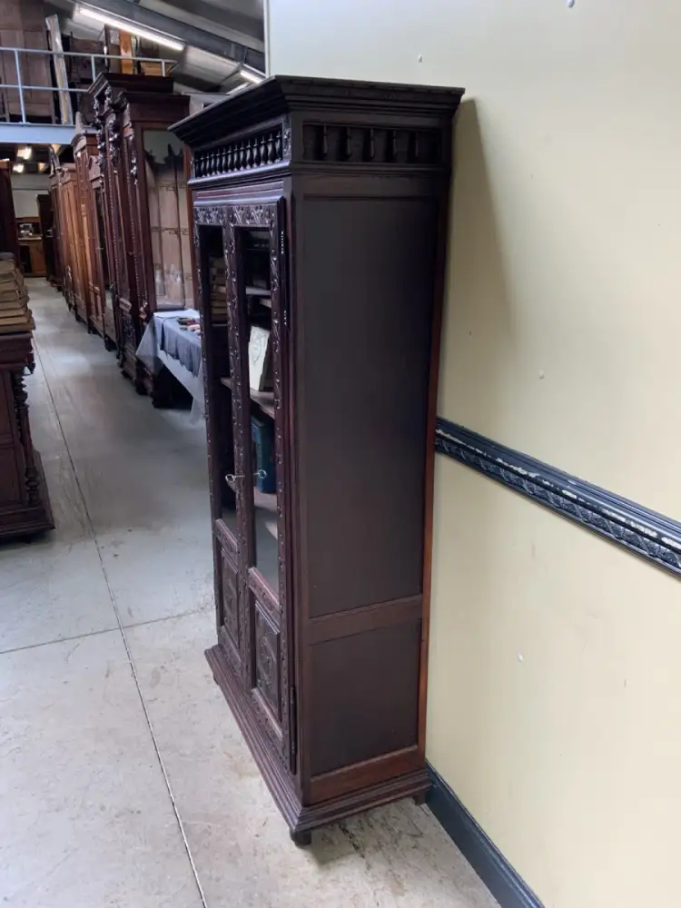 Antike Bretonische Vitrine, Bücherschrank , Traumhaft  -  Lieferung möglich!    4