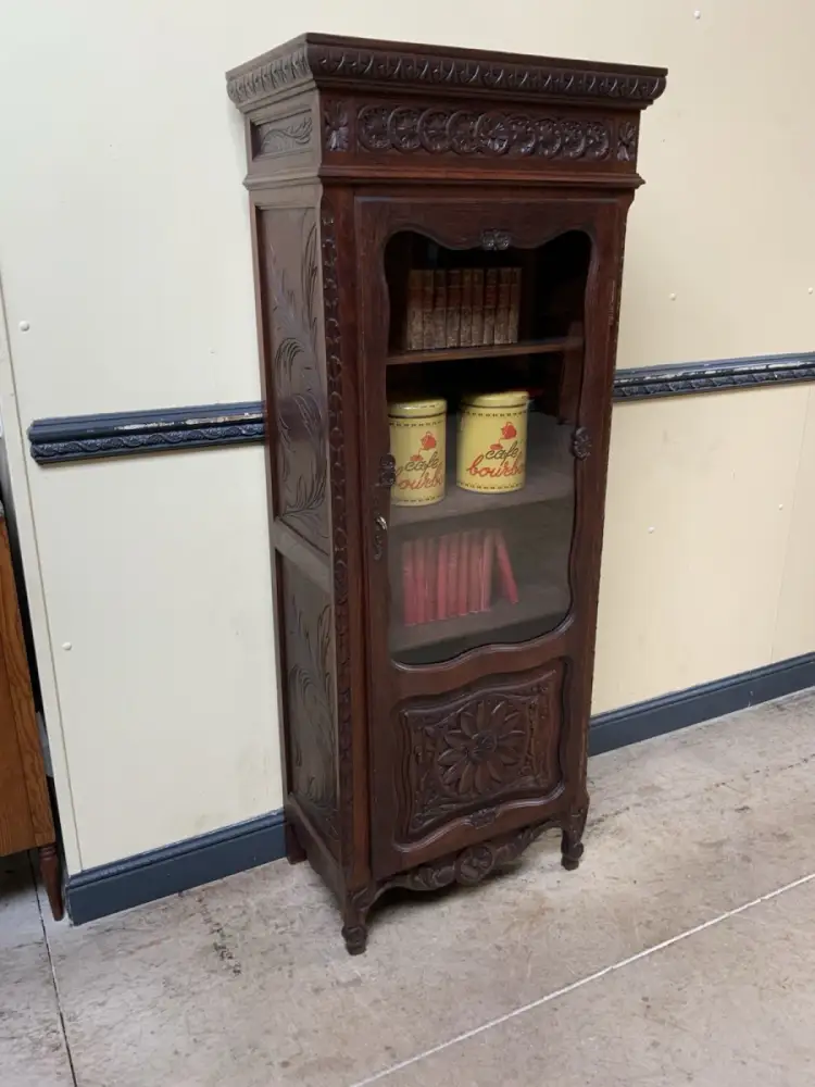 Antiker bretonischer Bücherschrank, Vitrine - traumhaft schön - Lieferung mögl. 5