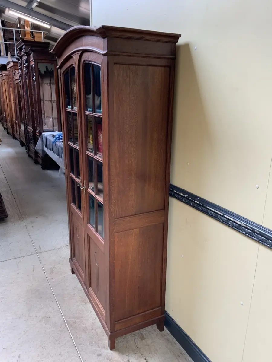 Antiker Jugendstil Bücherschrank, Vitrine, Traumhaft - Lieferung möglich! 4