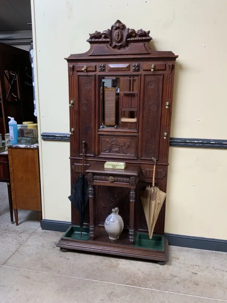 Antike  Garderobe, Kleiderständer - Gründerzeit - Lieferung möglich! 0