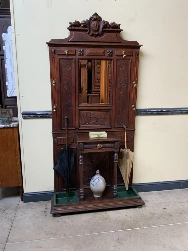 Antike  Garderobe, Kleiderständer - Gründerzeit - Lieferung möglich! 1