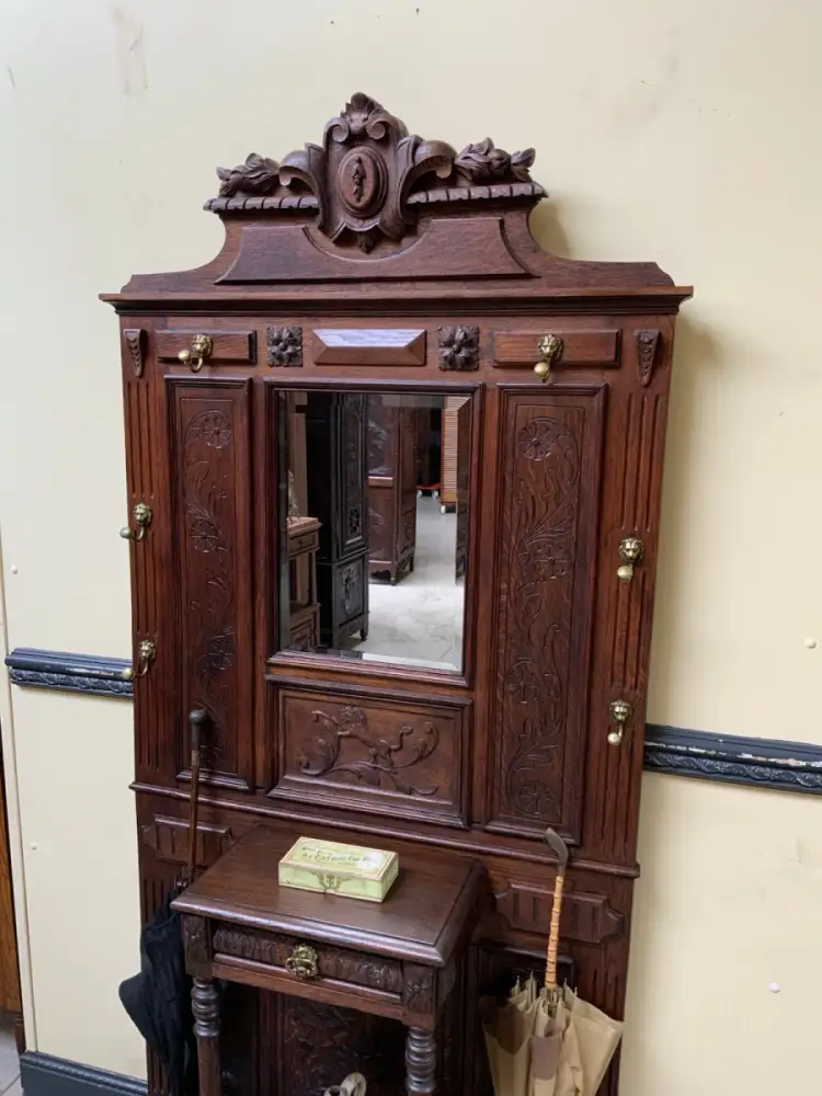 Antike  Garderobe, Kleiderständer - Gründerzeit - Lieferung möglich! 11