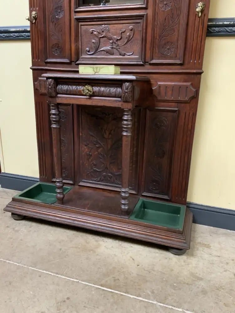 Antike  Garderobe, Kleiderständer - Gründerzeit - Lieferung möglich! 16