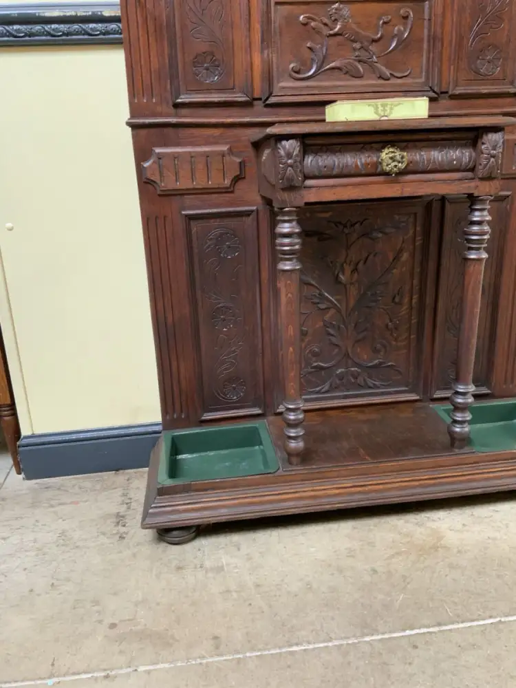 Antike  Garderobe, Kleiderständer - Gründerzeit - Lieferung möglich! 17