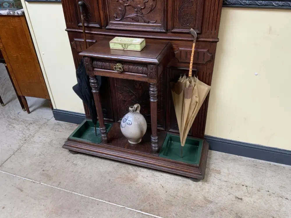 Antike  Garderobe, Kleiderständer - Gründerzeit - Lieferung möglich! 9