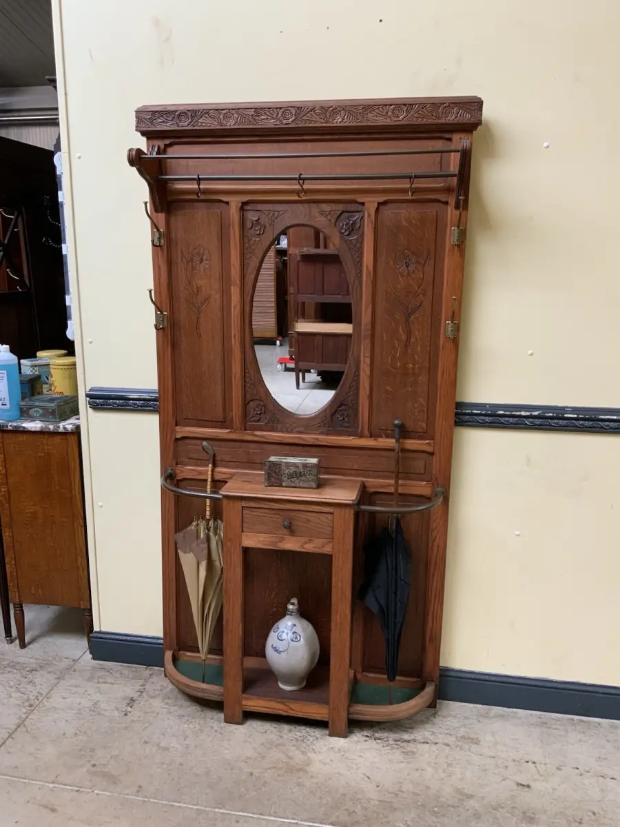 Antik - Garderobe, Kleiderständer - Jugendstil - Lieferung möglich!