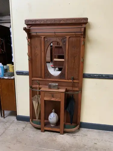 Antik - Garderobe, Kleiderständer - Jugendstil - Lieferung möglich!