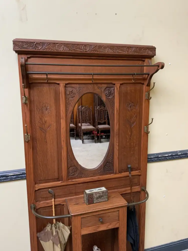 Antik - Garderobe, Kleiderständer - Jugendstil - Lieferung möglich! 11