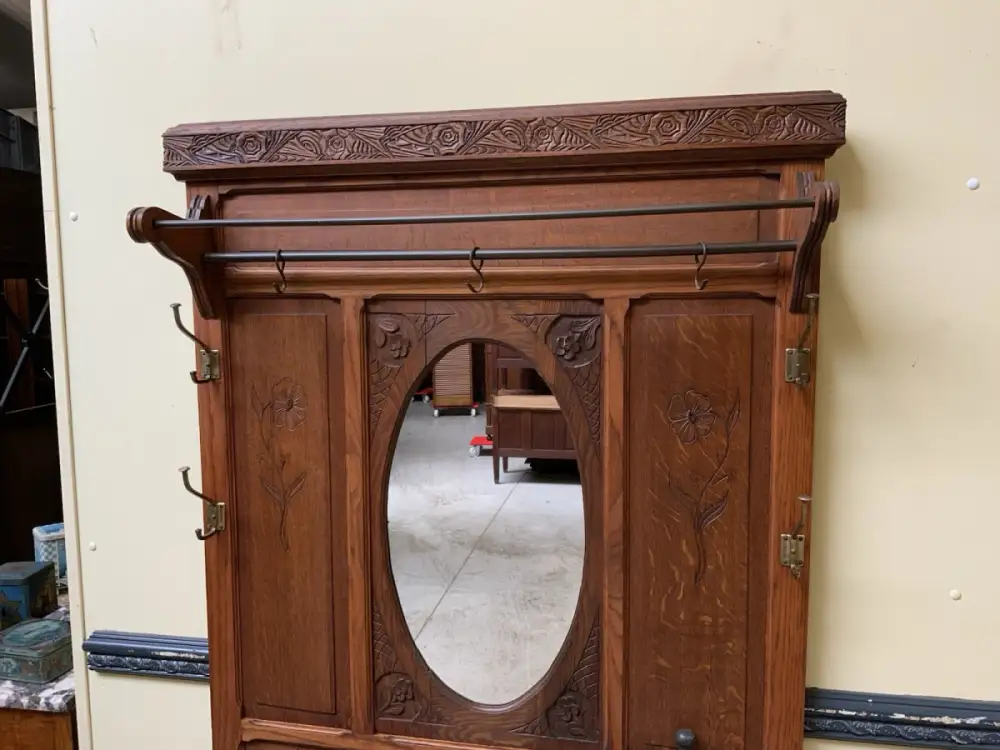 Antik - Garderobe, Kleiderständer - Jugendstil - Lieferung möglich! 13