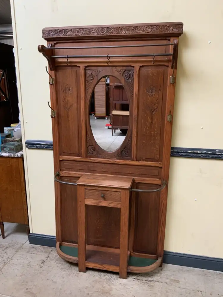 Antik - Garderobe, Kleiderständer - Jugendstil - Lieferung möglich! 17