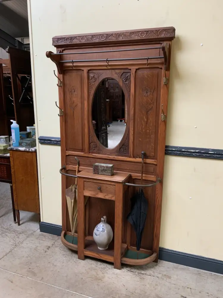 Antik - Garderobe, Kleiderständer - Jugendstil - Lieferung möglich! 2