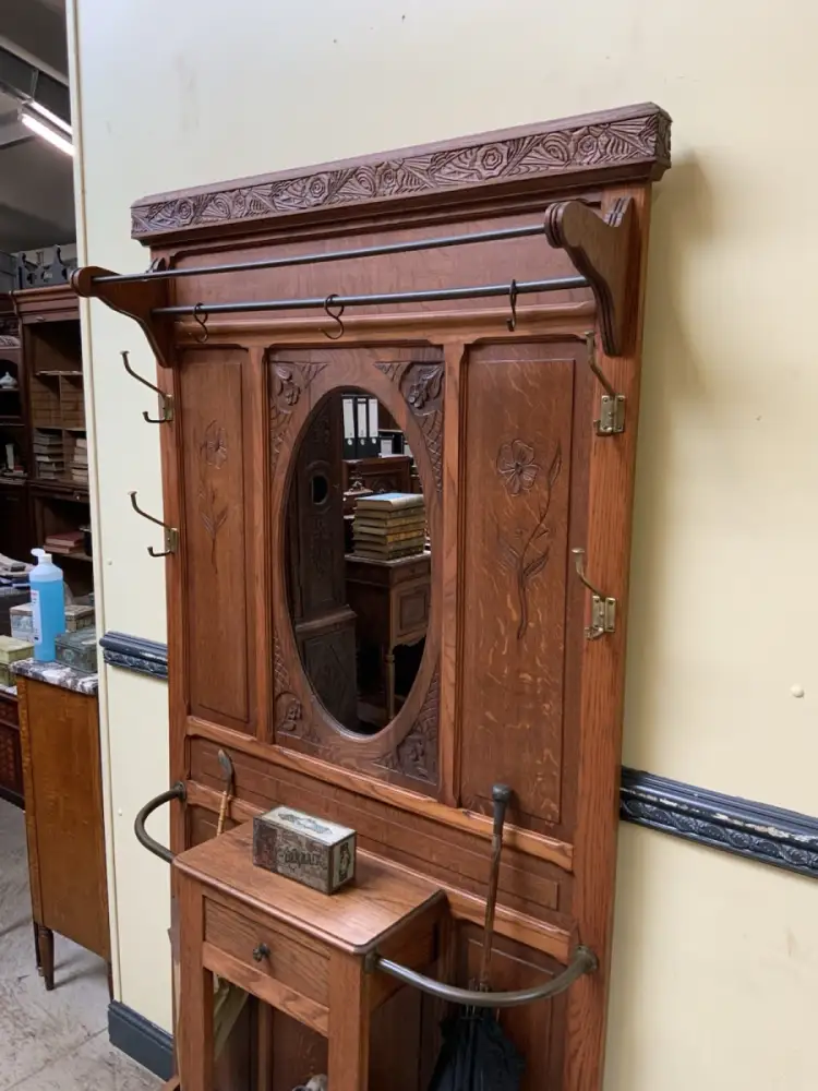 Antik - Garderobe, Kleiderständer - Jugendstil - Lieferung möglich! 6