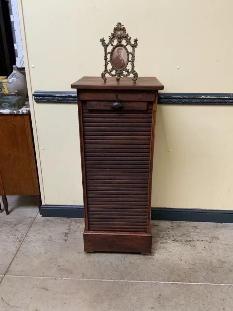 Antik - Archiv Schrank, Vertiko, Rolllade -  Jugendstil - Lieferung möglich! 0